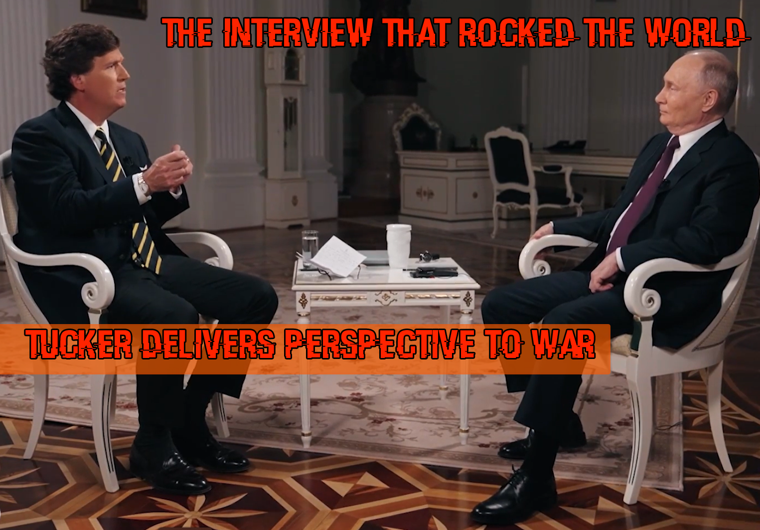 The Interview that shook the world.